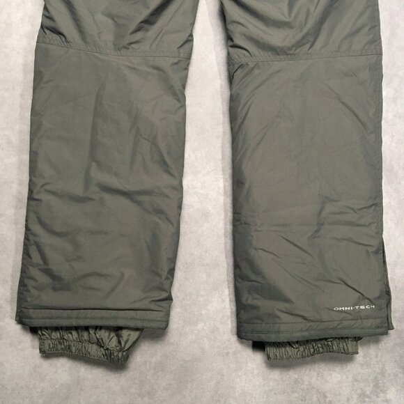 Columbia Mens Ski Pants size Medium Regular Gray Nylon Omnitech Pockets - Picture 8 of 16
